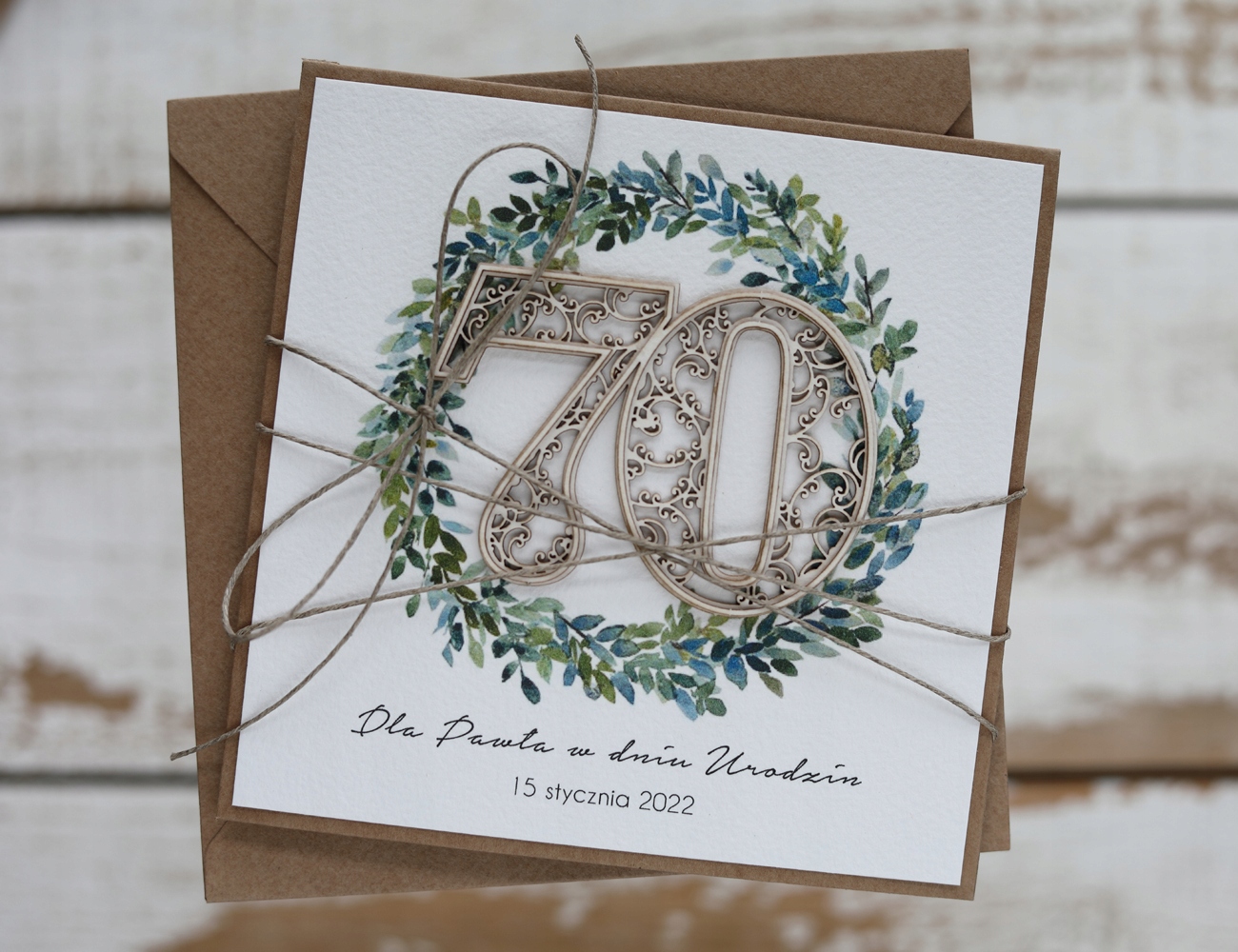 Přání, dárek k 70. narozeninám, sedmdesátka