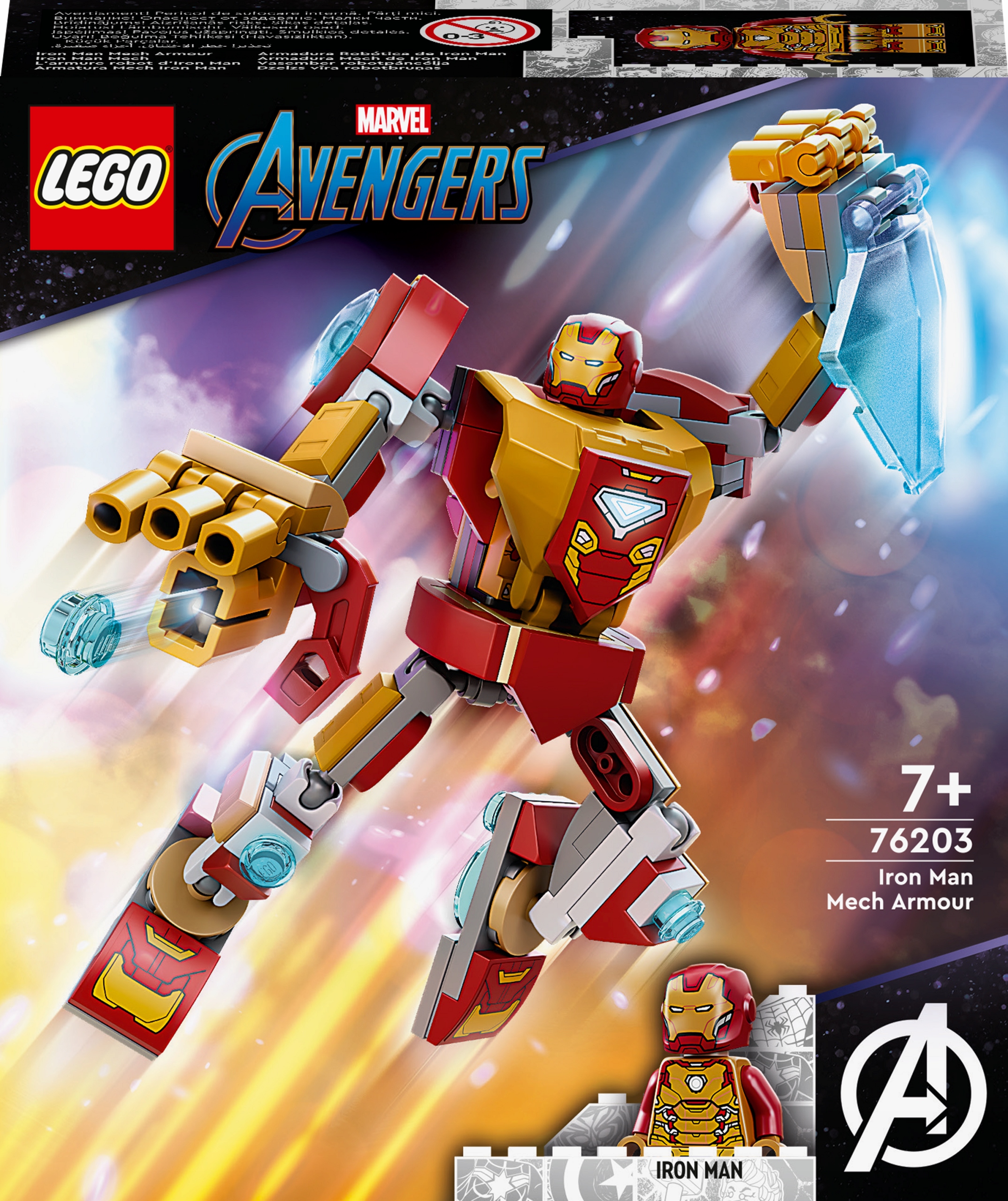 

Lego Marvel Mechaniczna zbroja Iron Mana 76203