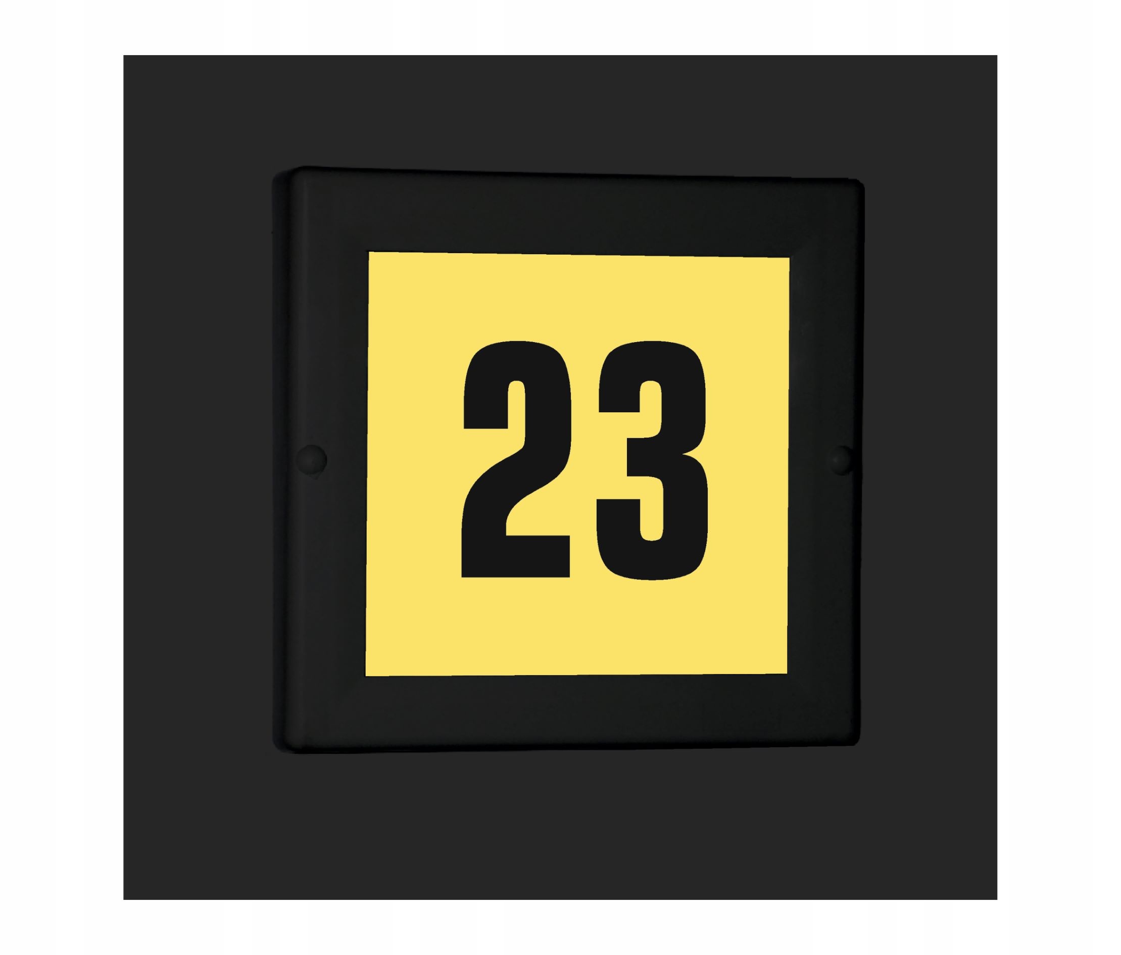 PODŚWIETLANY NUMER DOMU LED CZUJNIK ZMIERZCHU Marka B&R