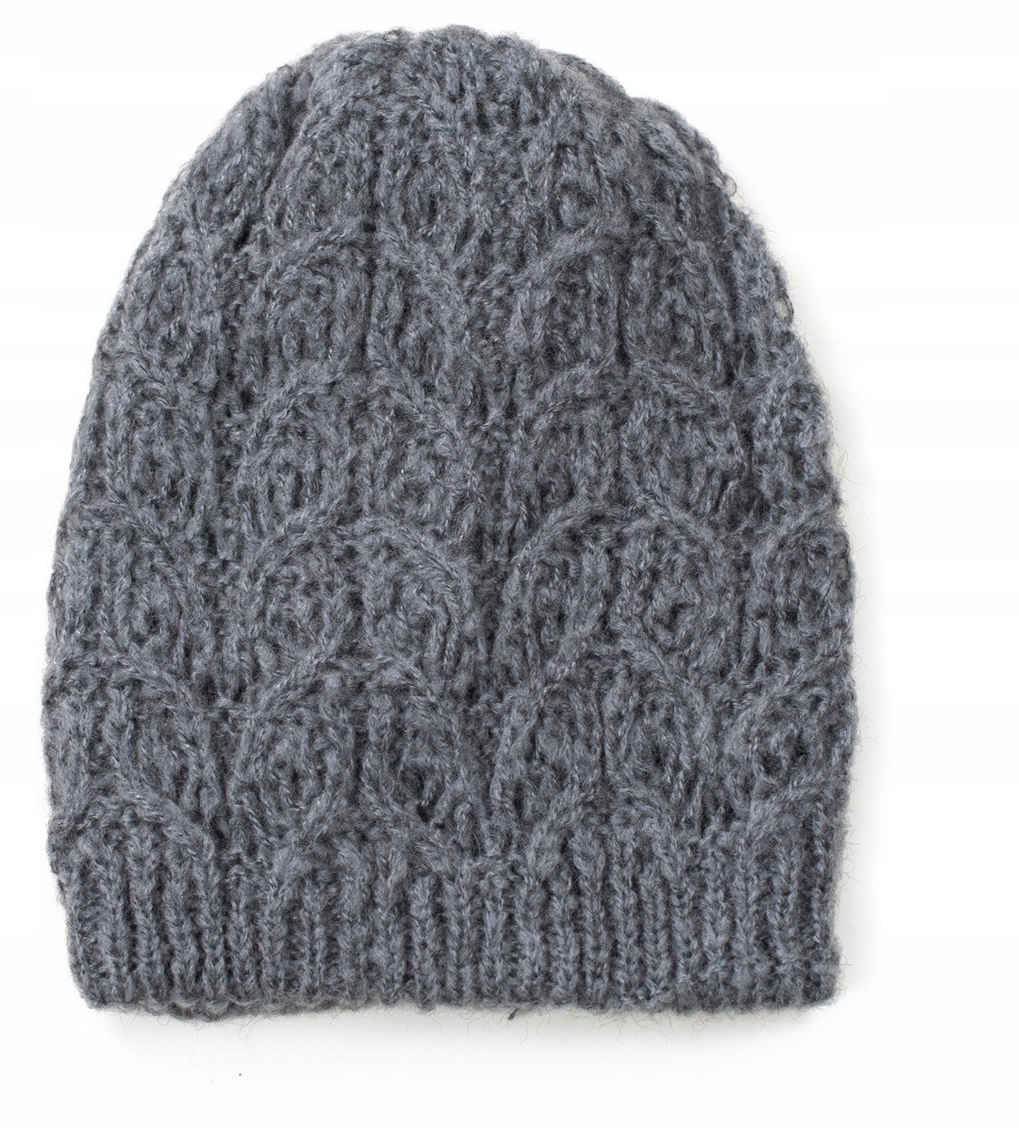 

Szaleo twarzowa Czapka Beanie z moheru cz16411-1