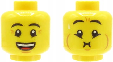 

Lego głowa główka figurki mężczyzna dwustronna