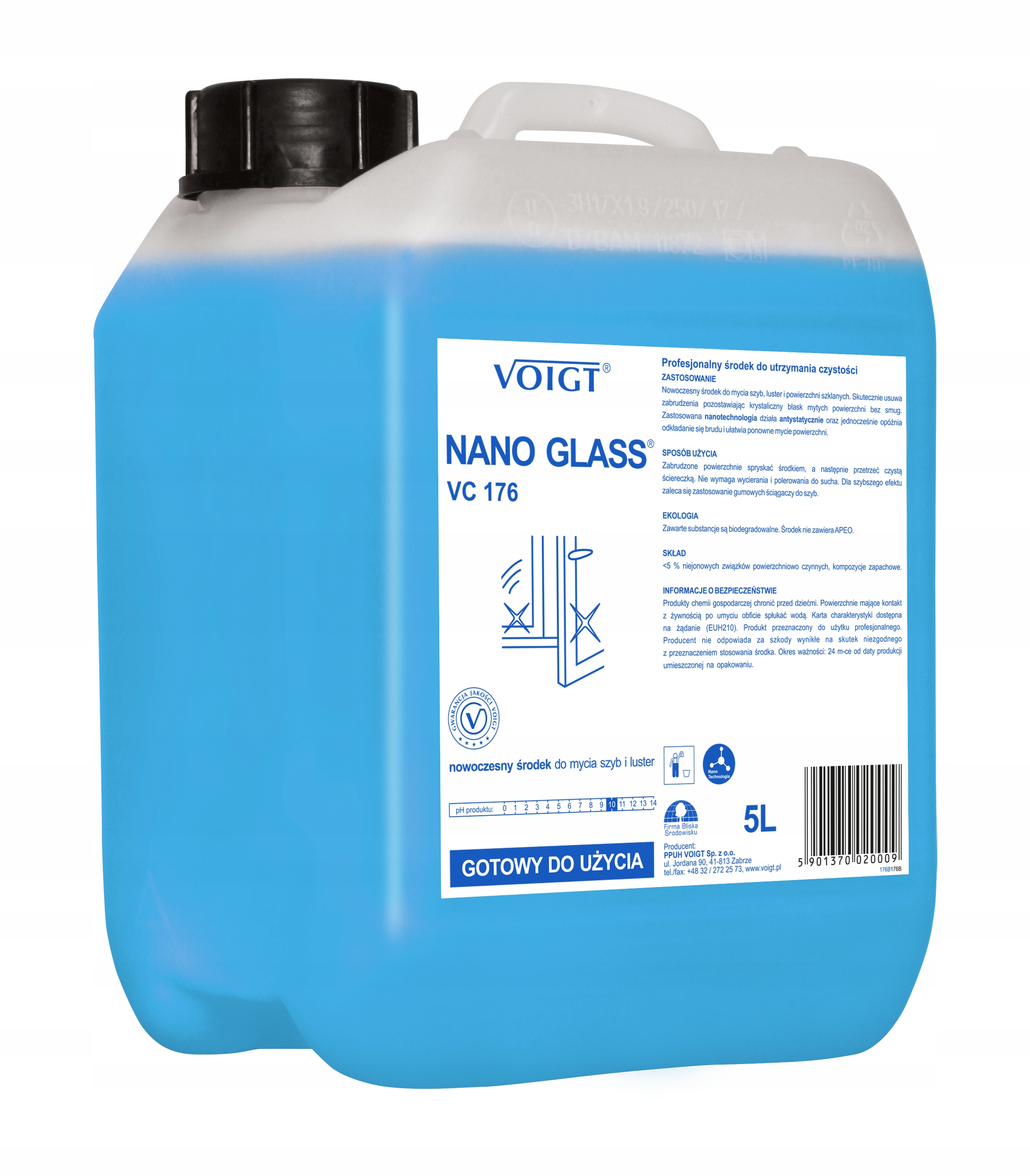 

Voigt Nano Glass VC 176 do szyb i luster 5 litrów