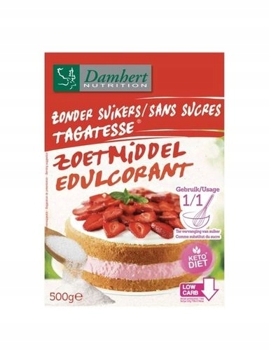 Levně 2x Damhert Tagatesse – náhrada cukru Damhert, 500 g