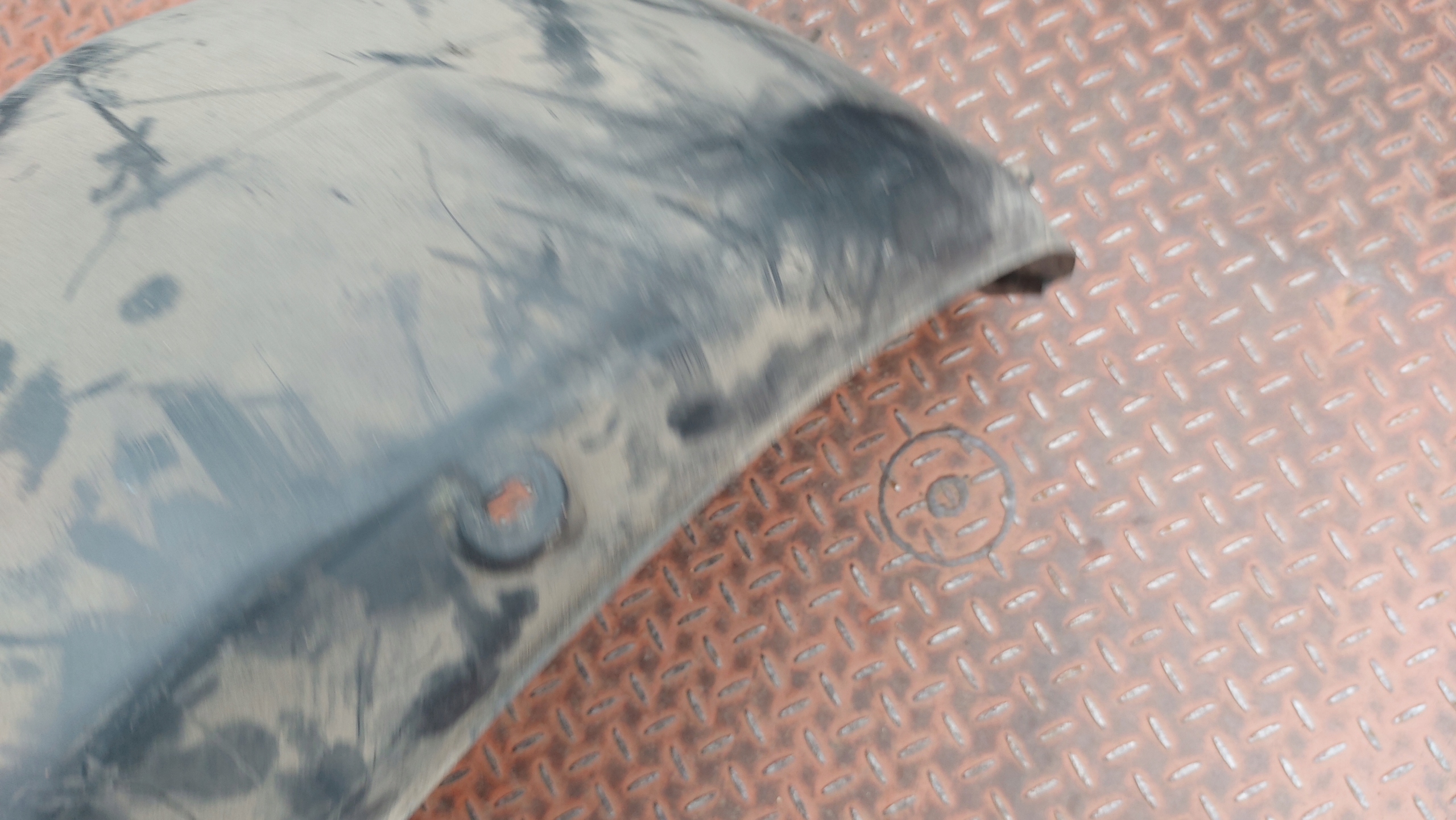 mudguard right rear part SKODA FABIA III 14-17 KOMBI