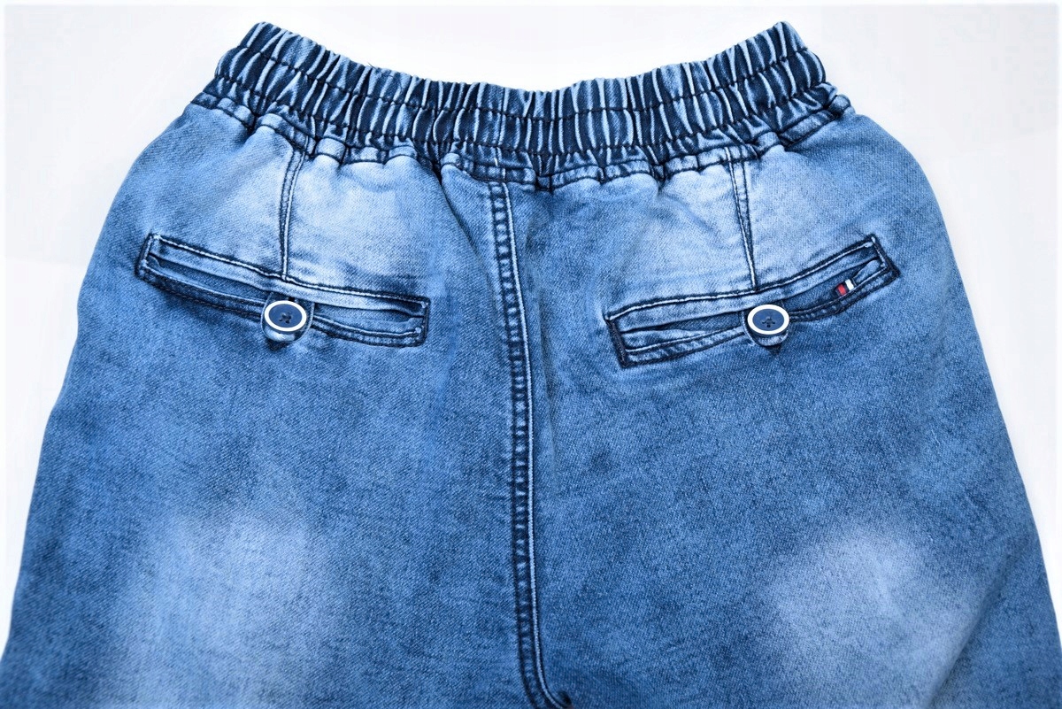 SPODNIE JEANS CHŁOPIĘCE HB-8958-26 JOGGER R. 140 - (26) Rozmiar (new) 140 (135 - 140 cm)