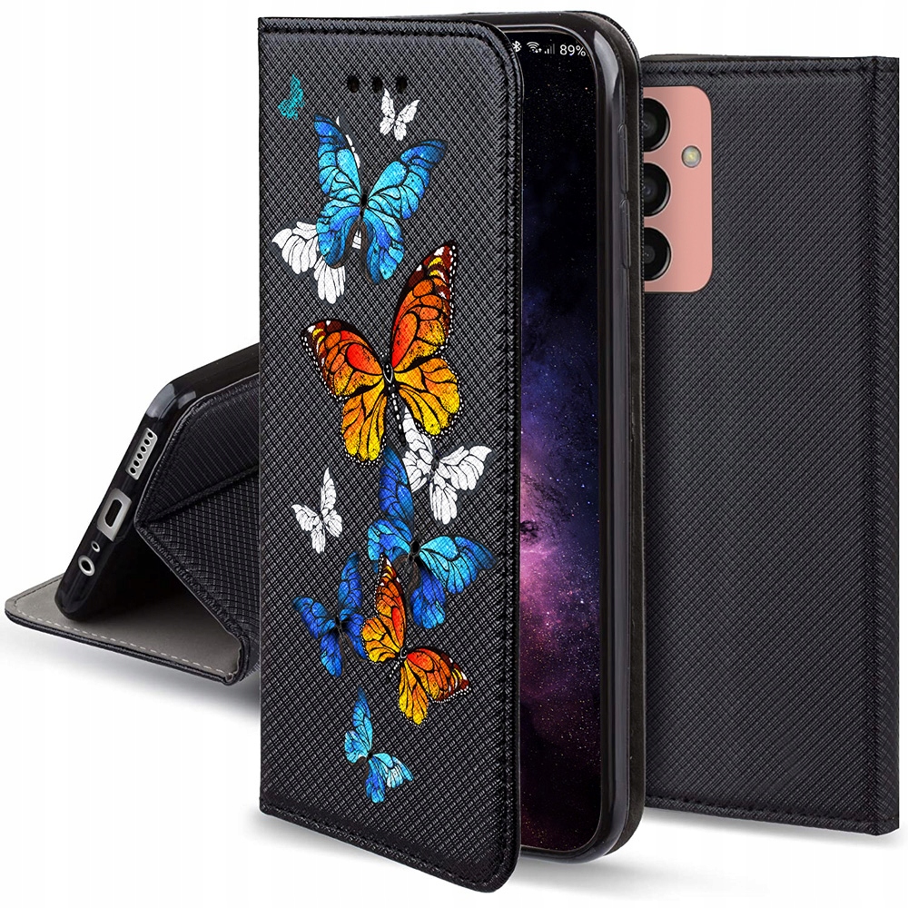 

Etui Magnet Motylki do Samsung Galaxy M13 Szkło
