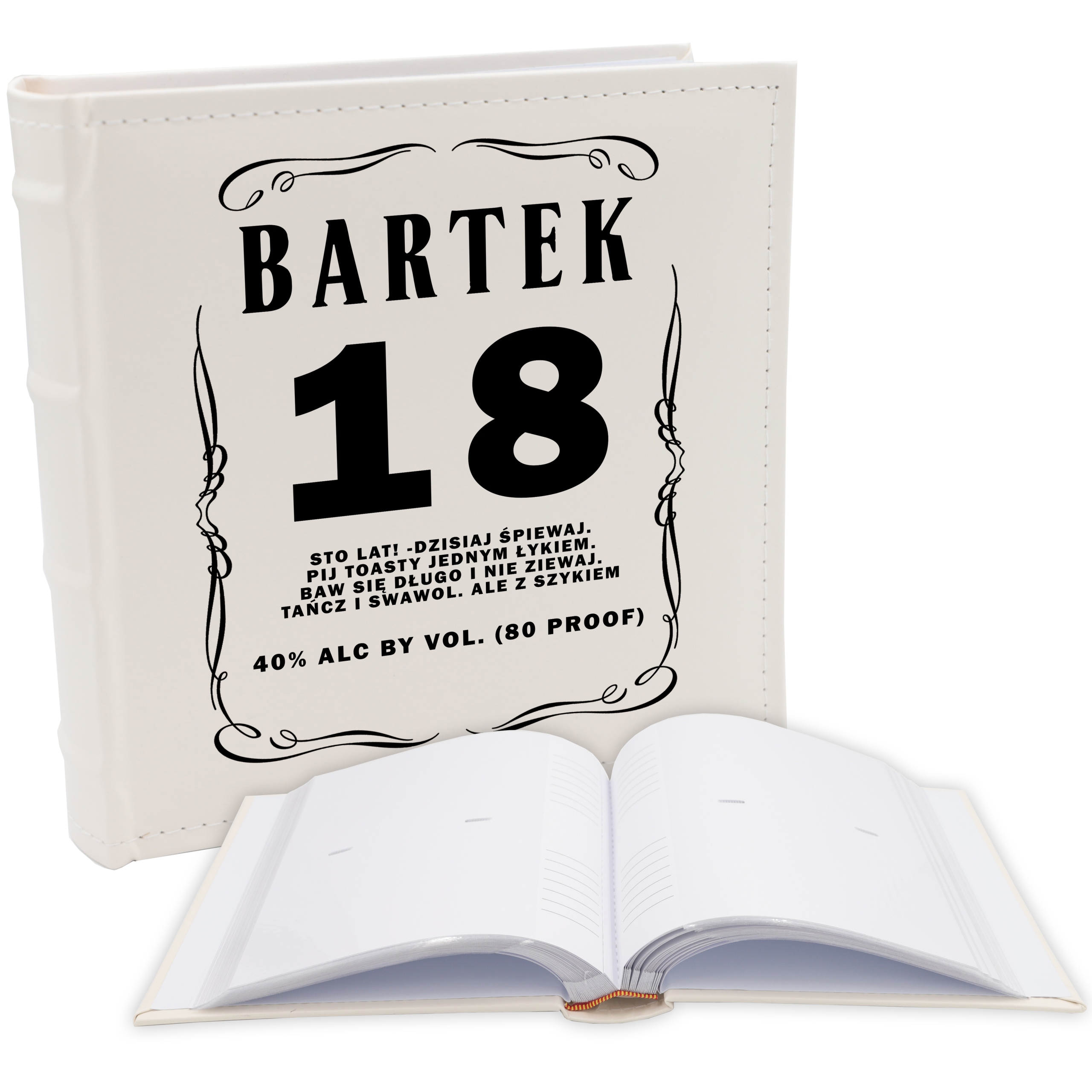 Album Vtipný Dárek k 18. Narozeninám Vaše Jméno