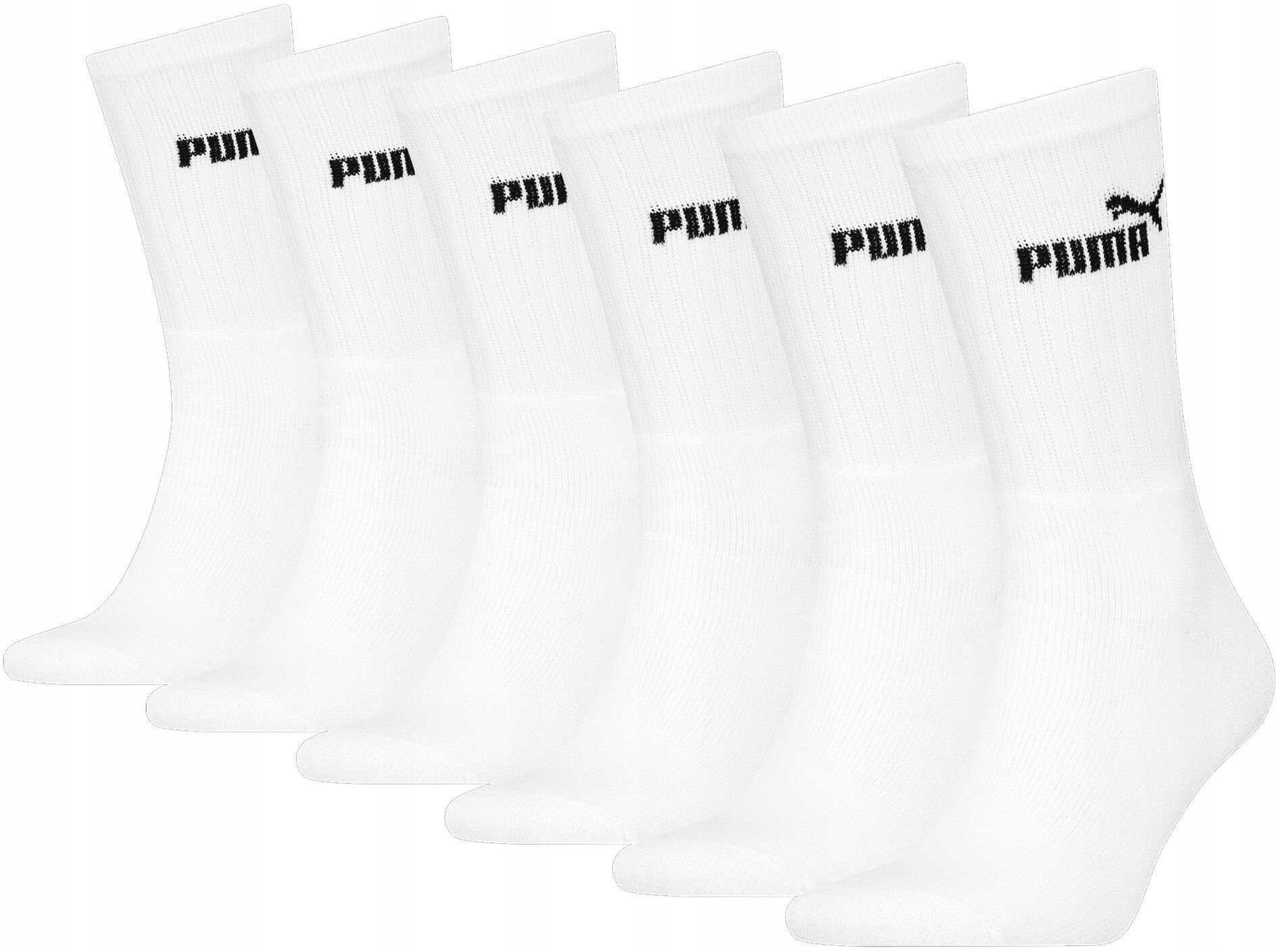 Ponožky Puma Elements Crew, 6 párů , velikost 39-42