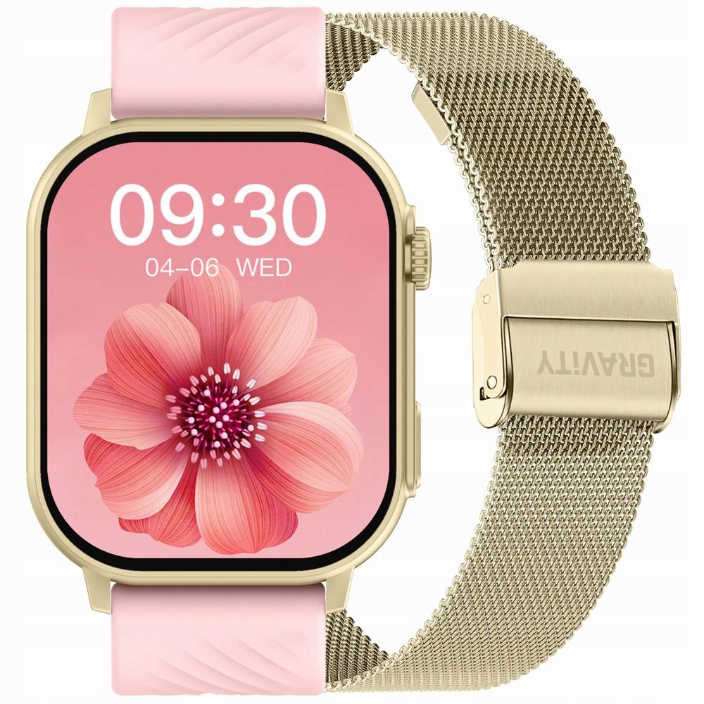 Inteligentné Dámske Hodinky Smartwatch Gravity GT15-7 Bluetooth Hovory Box