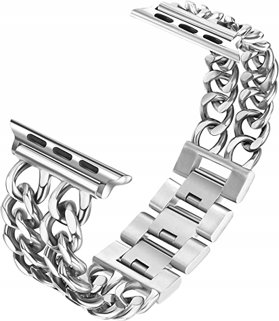 

Apple Bransoleta metalowa Silver plecionka 42 mm