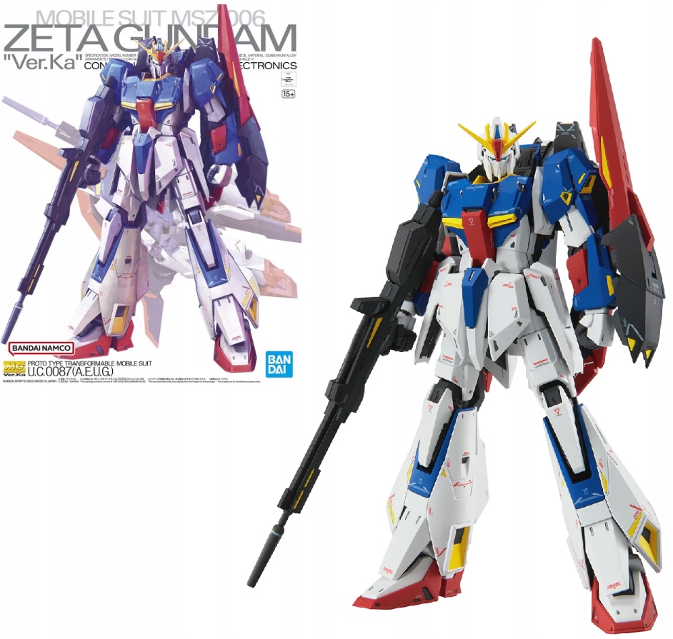 Gundam Mg 1/100 Zeta Gundam Ver. Ka Model Kit