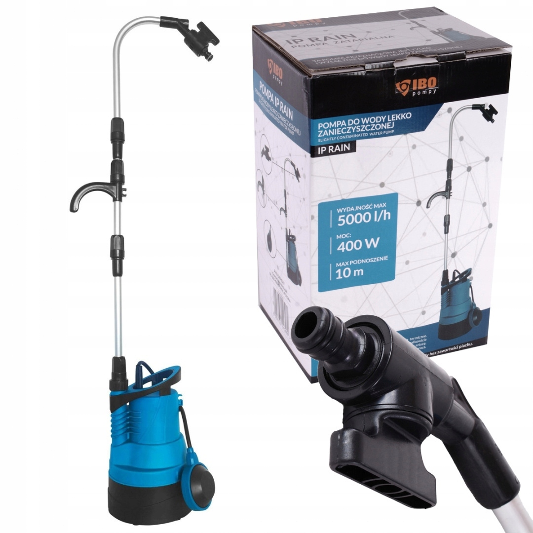 Pompa Ibo IP400 Zatapialna Wody Brudnej Pływak
