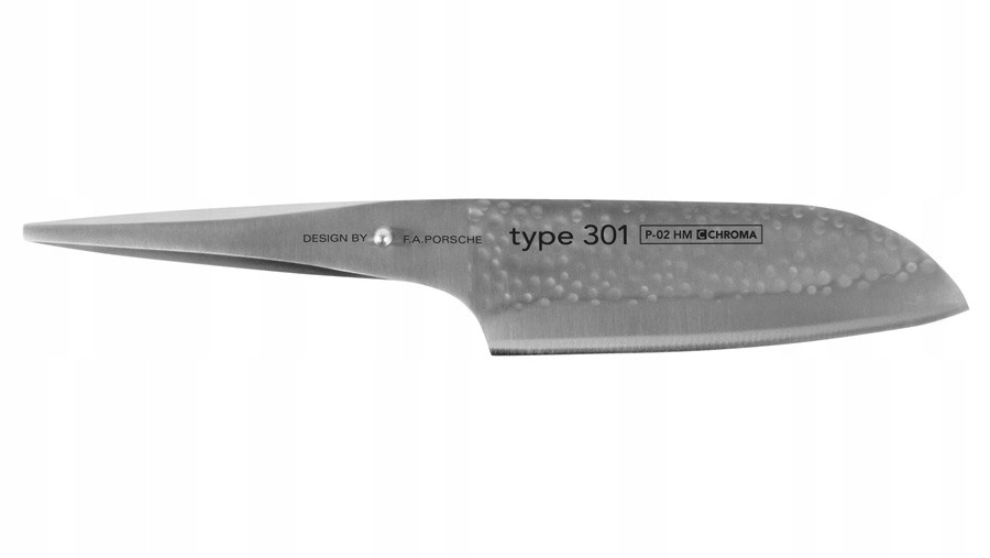 Japonský nôž Chroma 301 Tsuchime Santoku 178