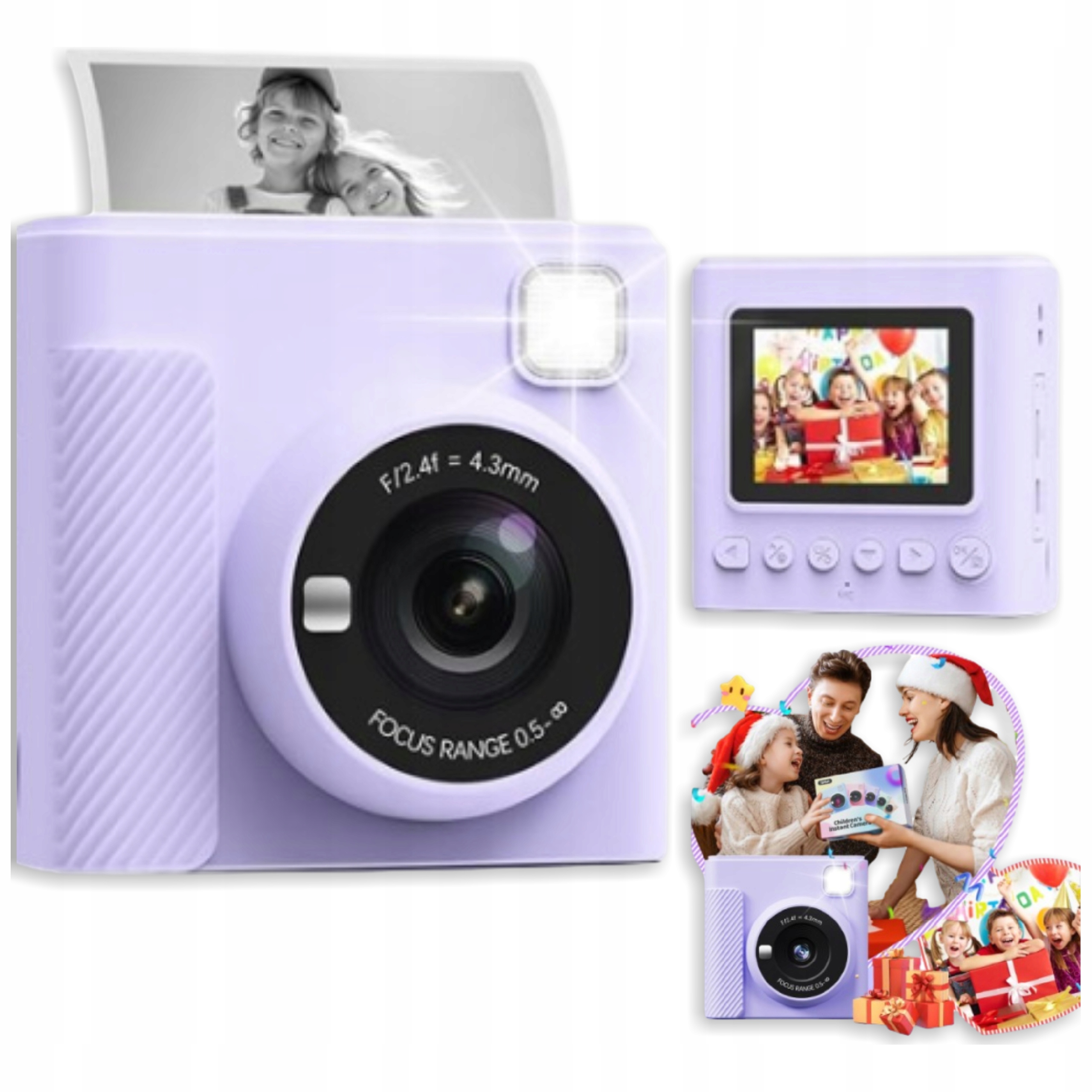 Digitální instantní fotoaparát s tiskárnou pro děti Mini tiskárna náplně