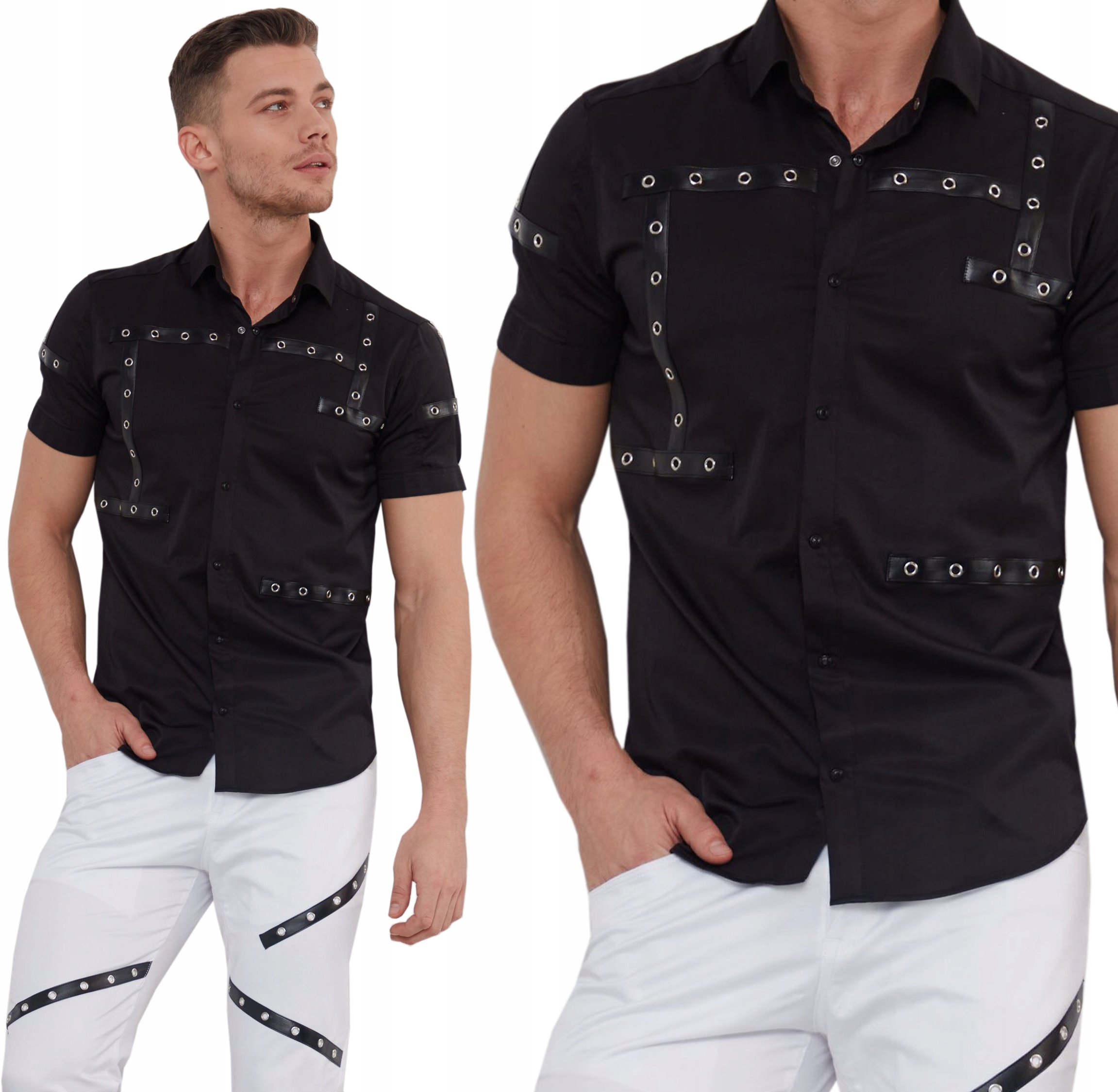 Pánská košile Mondo Exclusive Casual Nýtovaná kůže