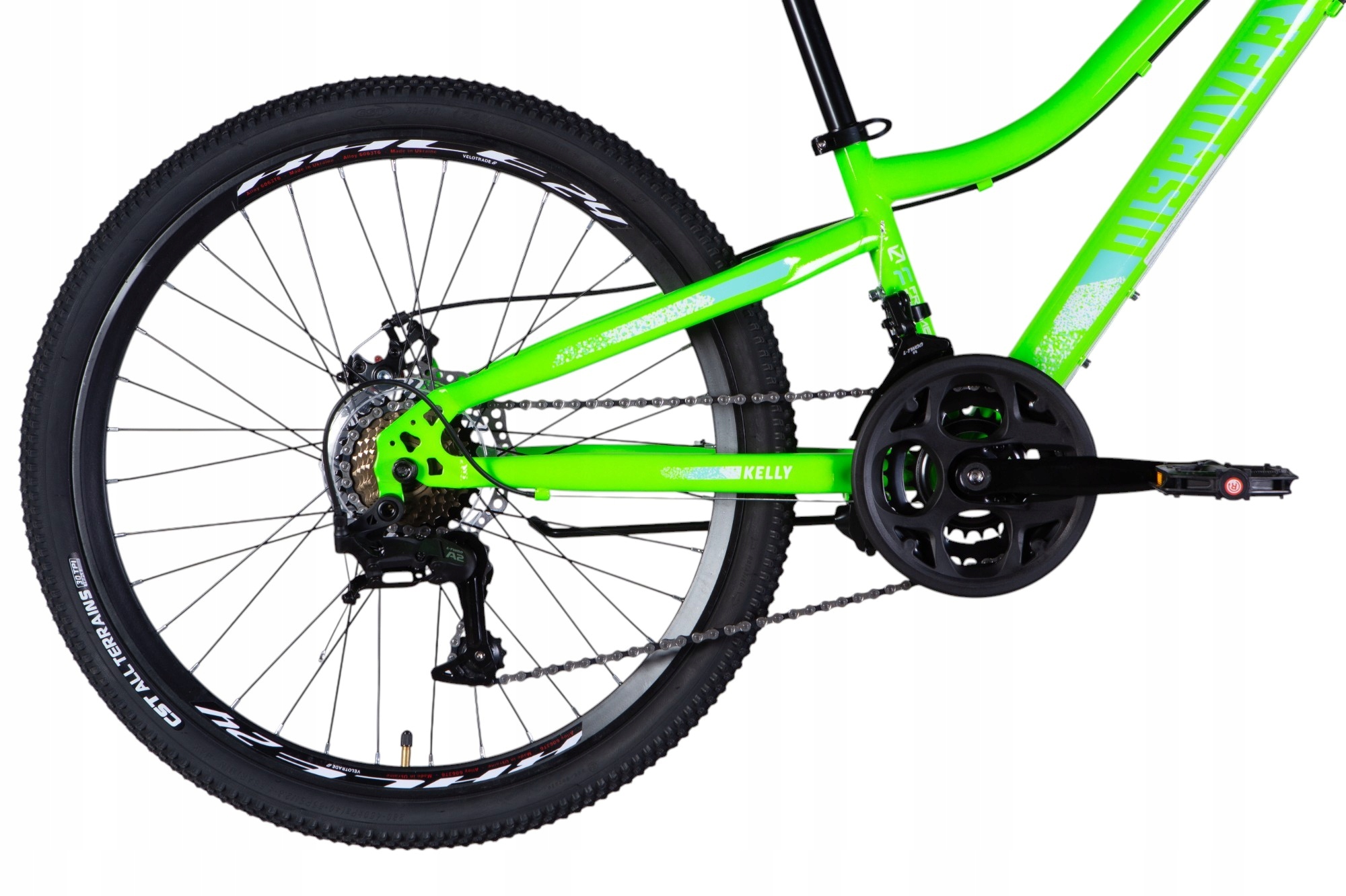 ROWER GÓRSKI MTB 24 CALI NA KOMUNIĘ AMORTYZACJA HAMULCE TARCZOWE 130-145cm Liczba biegów 21