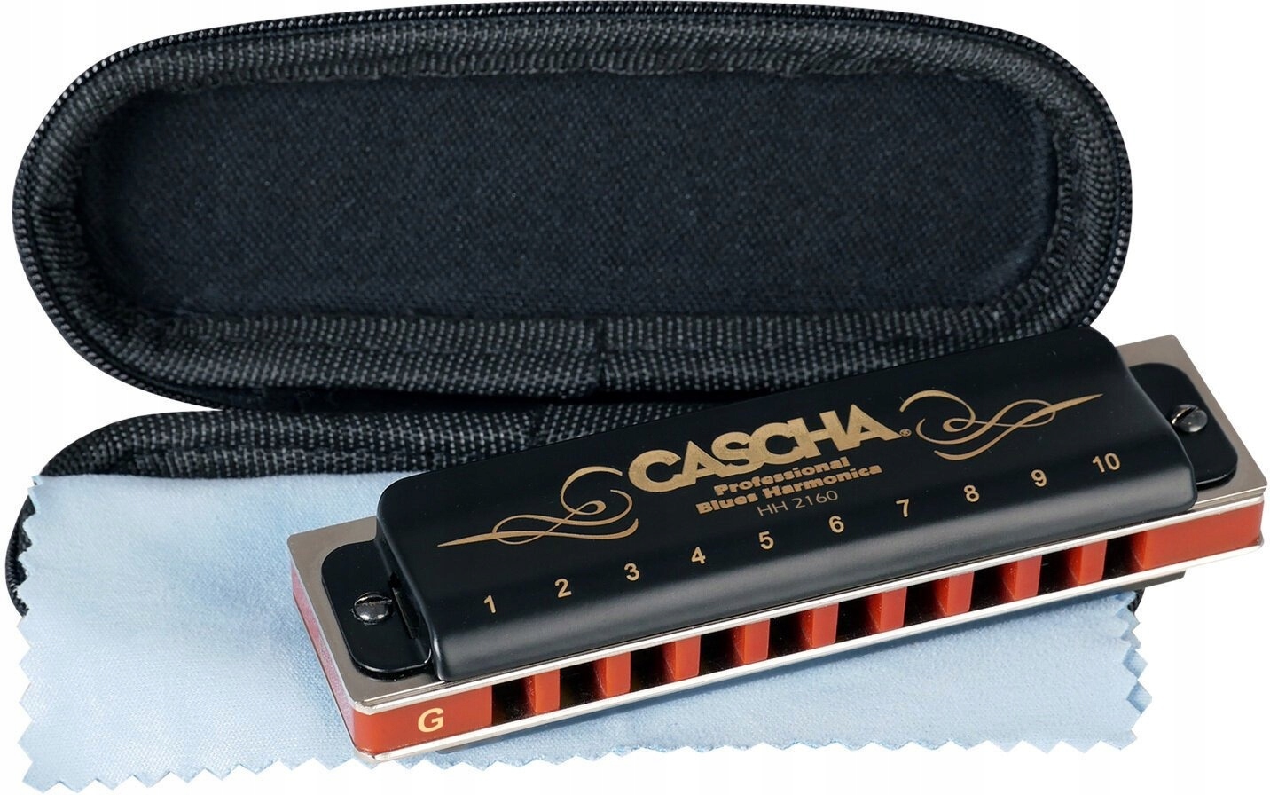CASCHA HH 2160 Profesjonalna harmonijka bluesowa G-dur