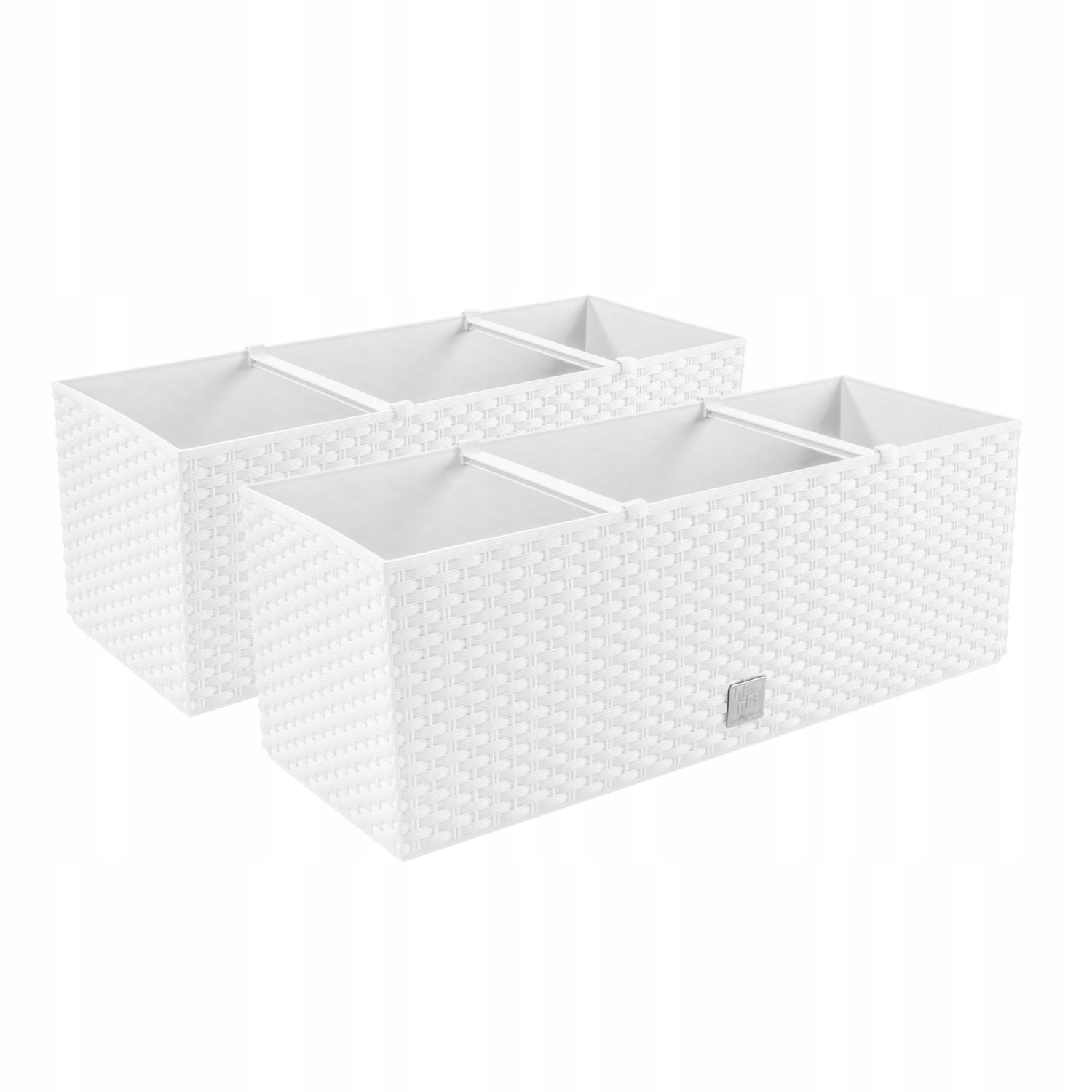 

2x Donica skrzynia Rato Case DRTC500 system Biała