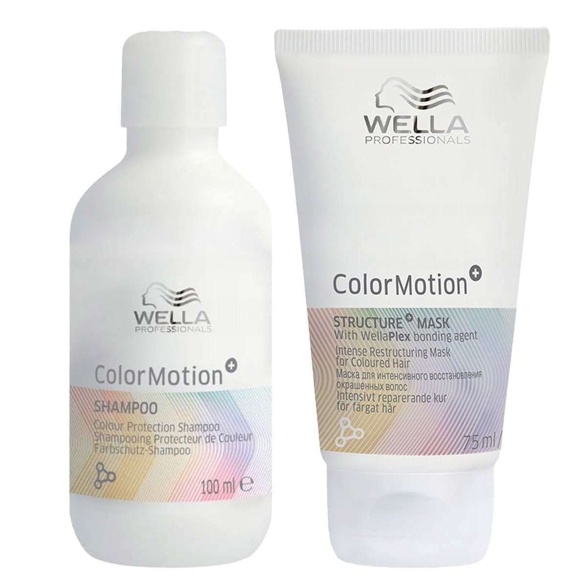 Wella Color Motion sada pro barvené vlasy šampon 100 ml maska 75 Ml