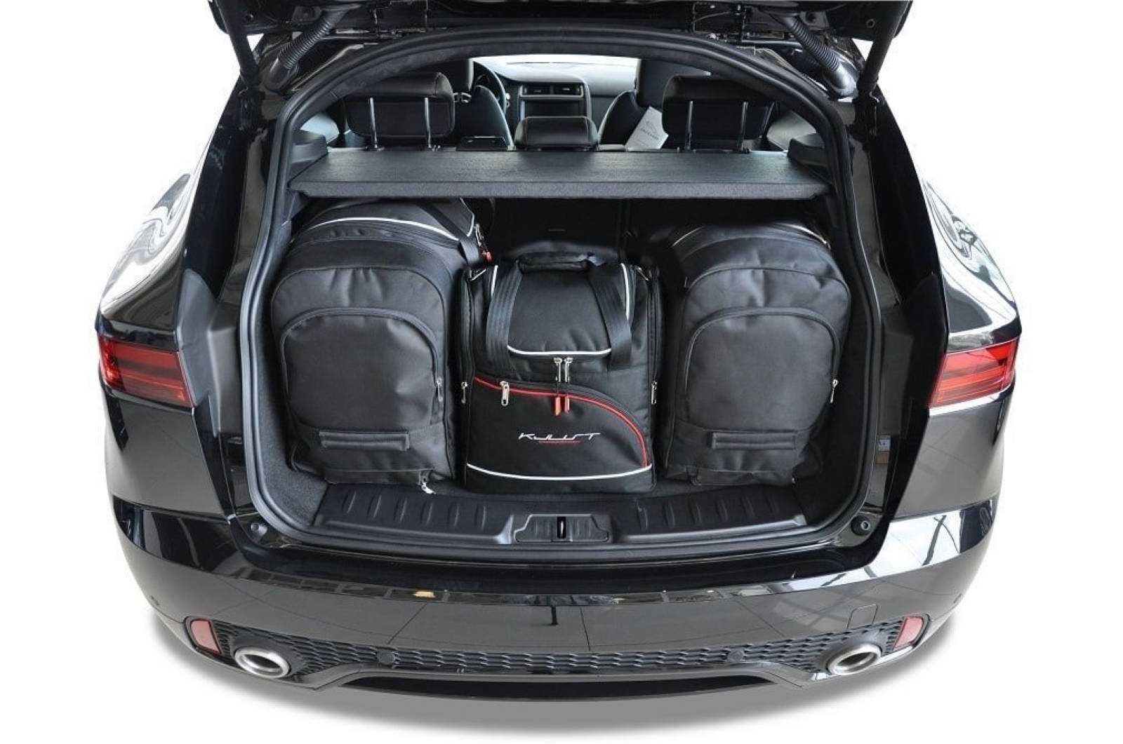 J&j Automotive Sada 4ks cestovných tašiek Aero pre Jaguar E-pace 2017+