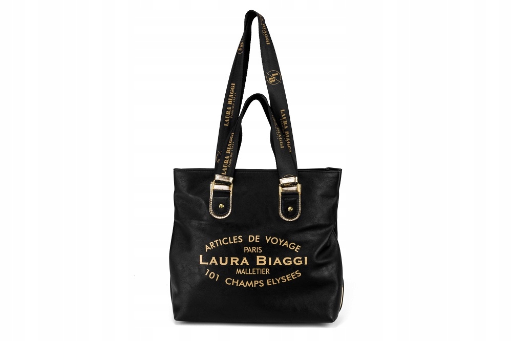 LAURA BIAGGI TOREBKA DAMSKA SHOPPER A4 NA RAMIĘ Kolekcja nowa