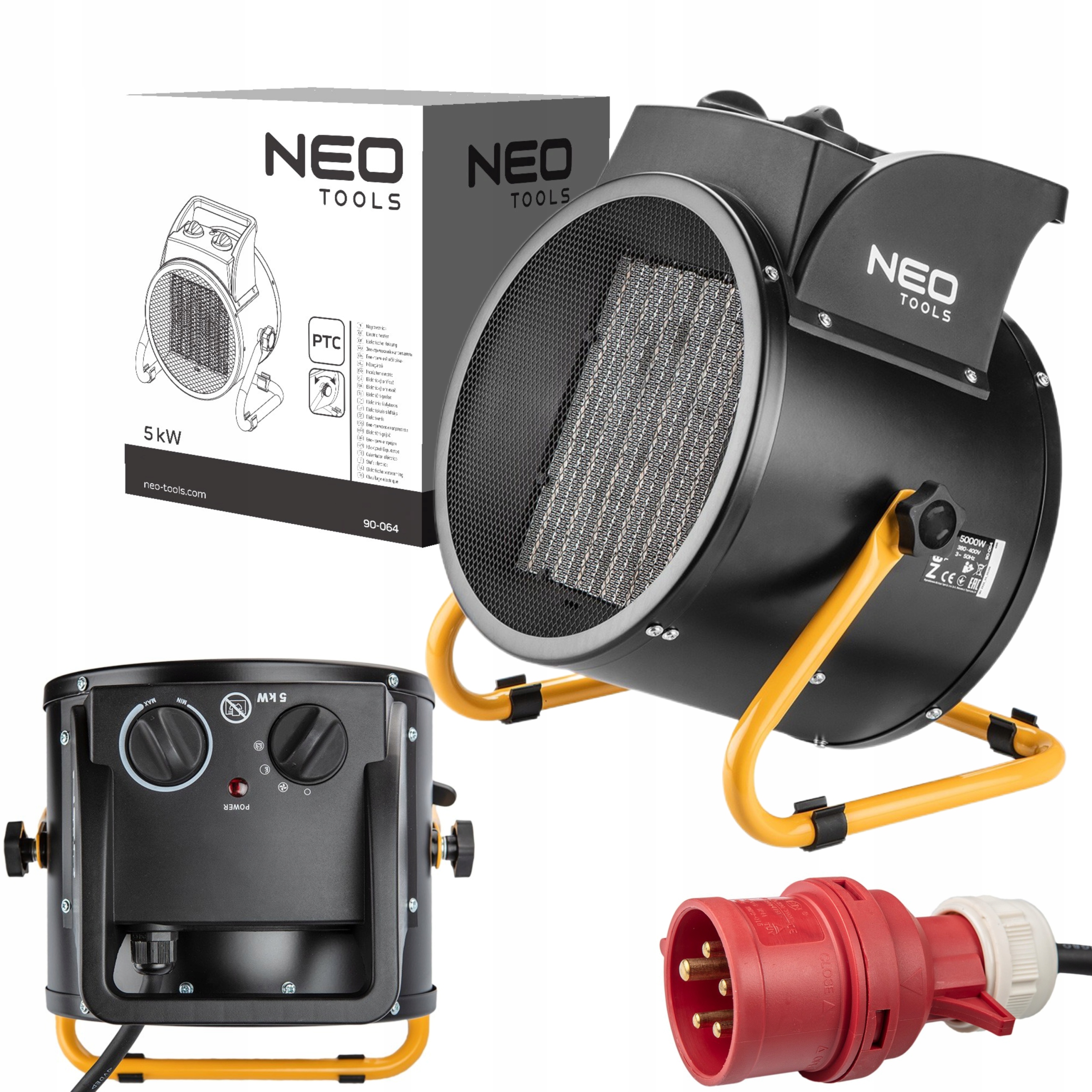 

Neo Nagrzewnica Elektryczna Grzejnik Farelka 5kW