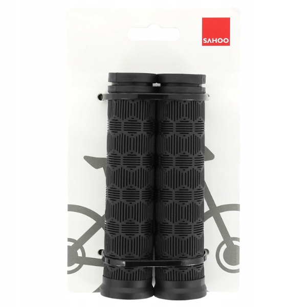 CHWYTY RĄCZKI DO KIEROWNICY ROWEROWE GUMOWE GRIPY Model J60005