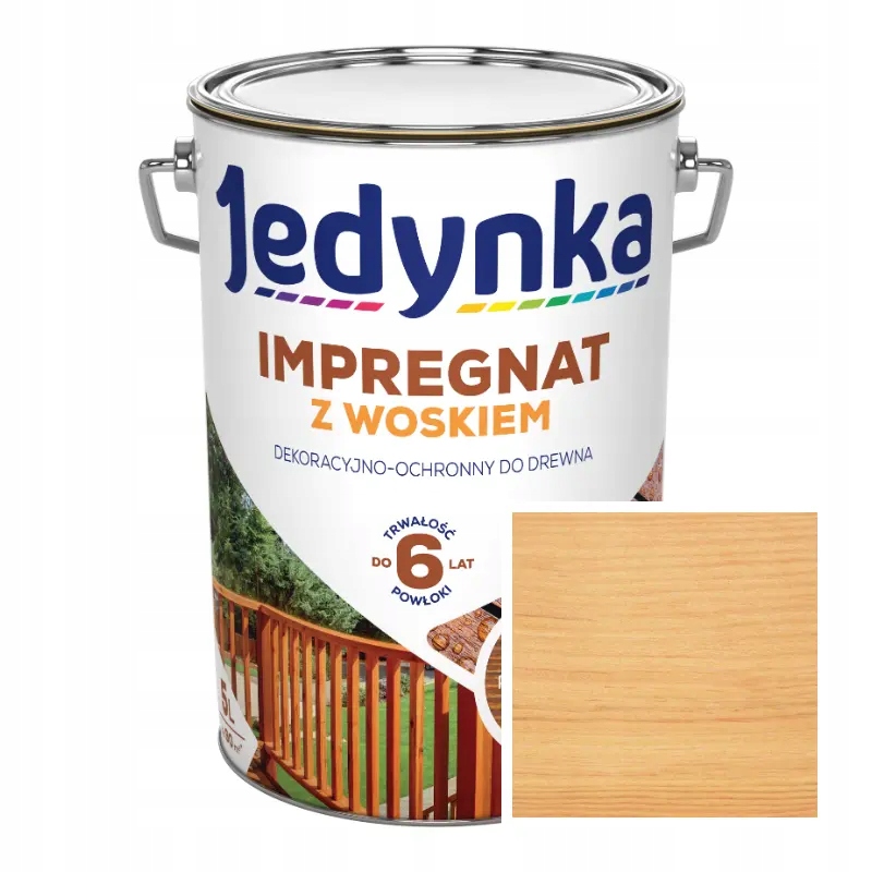Impregnat z woskiem bezbarwny 5l Jedynka