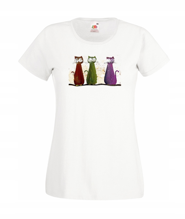 

Xs Koszulka Damska Koty Soft Kitty Śmieszne Wzory