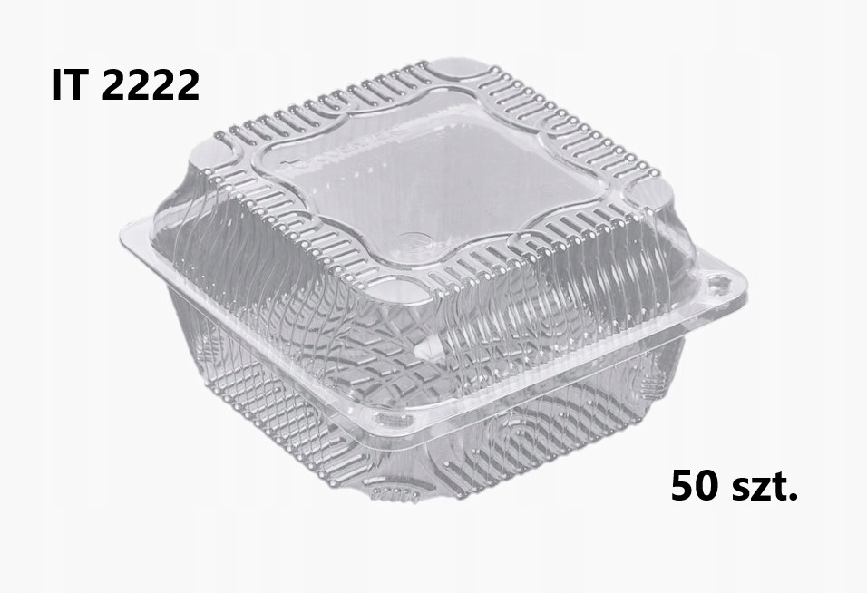 

Pojemnik na ciastka ciasto Pet/ 1340ml 50 szt.