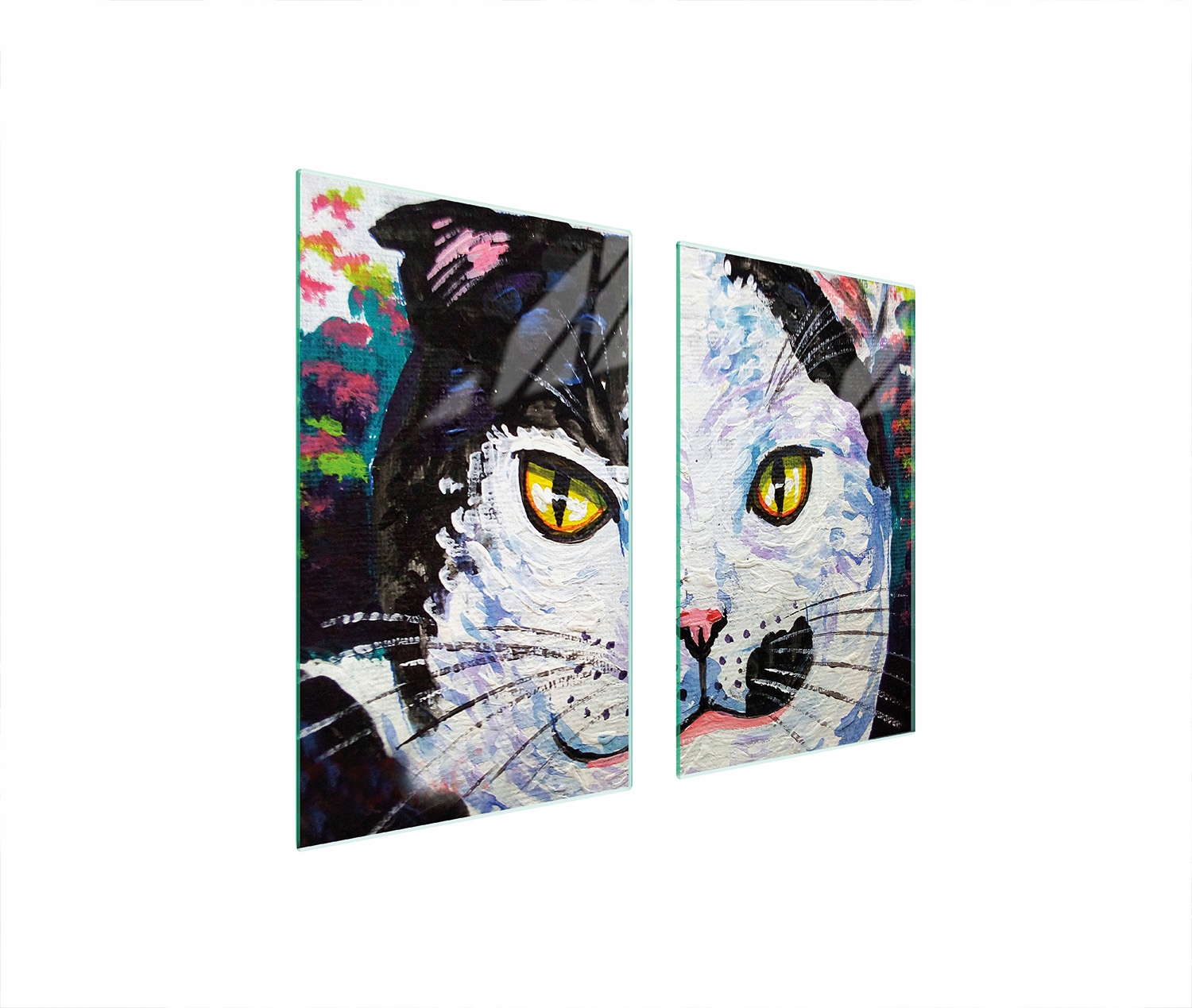 Skleněná Ochranná Deska Na Sporák 75x52 Kočka Tvrzené Sklo