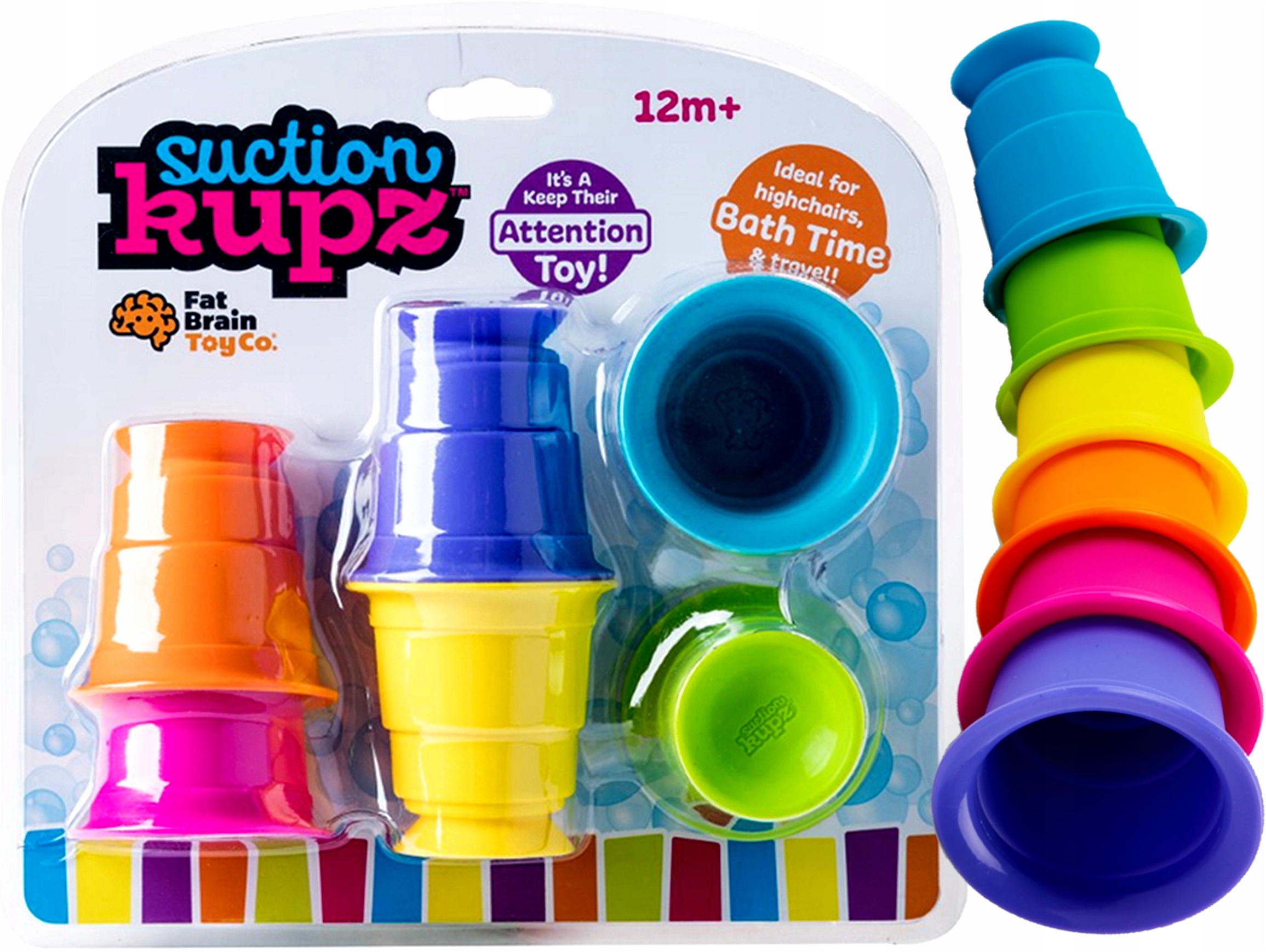 

Fat Brain Toys Kubeczki Przyssawki Piramida