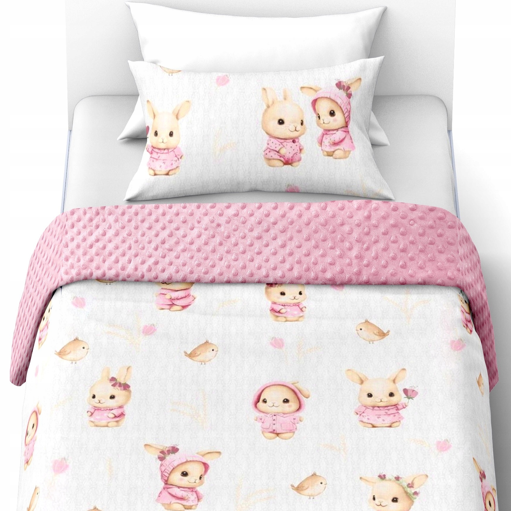 Izolované Povlečení 100x135+1x40x60 Minky Fleece Bavlna Měkké Teplé Zimní