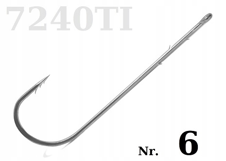 SURFCASTING ŁOWIENIE Z PLAŻY 10 x VMC 7240 TI Nr 6 SPINNING Marka Perfekt