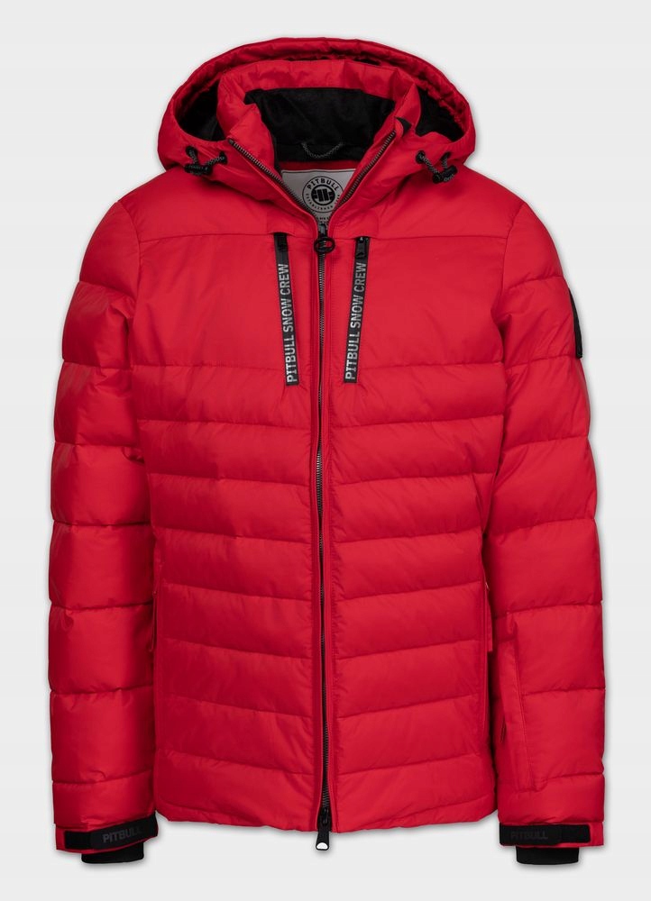 Pánská zimní lyžařská Zimní bunda Pitbull prošívaná s kapucí Crestline