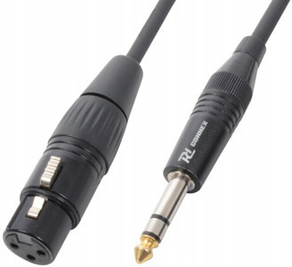 

Kabel sygnałowy Xlr (f) Jack 6,3 stereo 1,5m