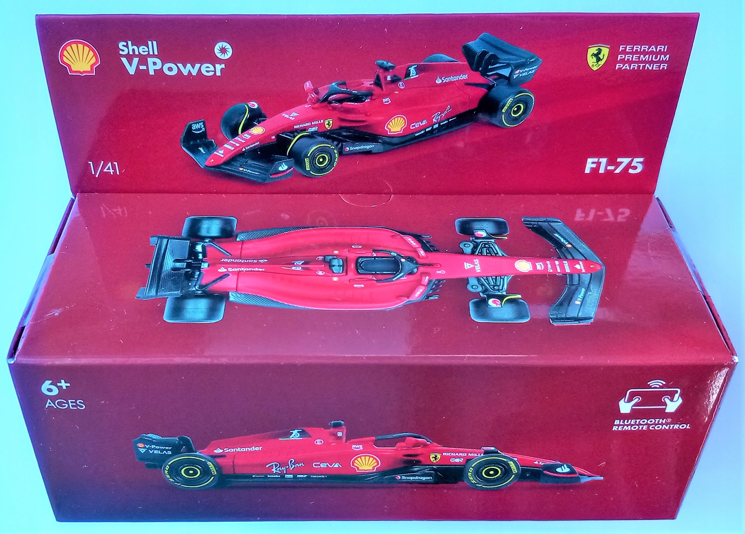 FERRARI F1-75 BLUETOOTH CONTROL SHELL COLLECTION • Opinie - Allegro