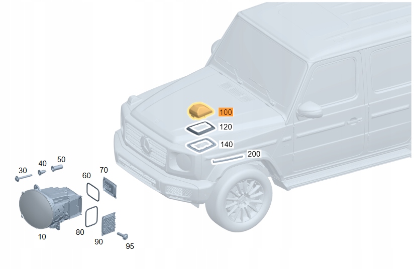 Směrovka Mercedes G Třída A4639063501