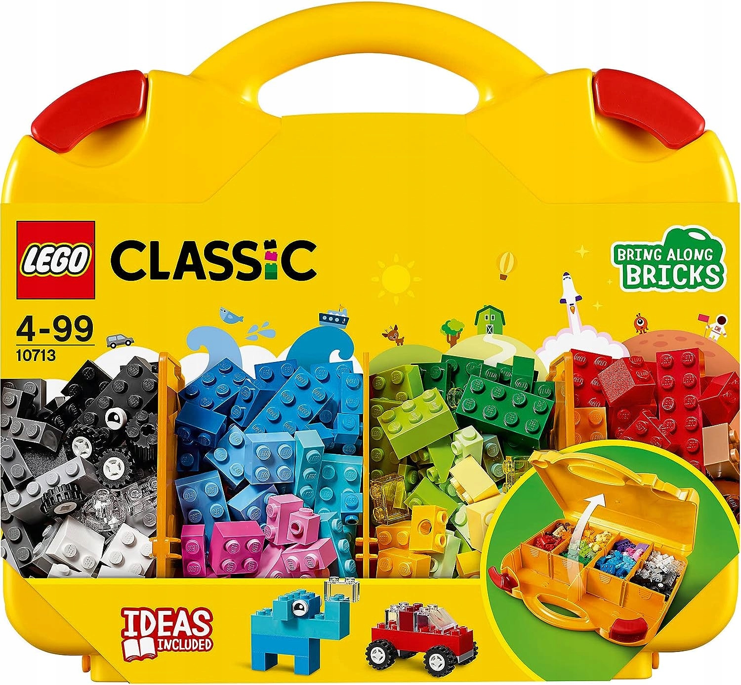 Lego 10713 Classic – Kreativní Kufřík s kostkami, Hračka od 4 let