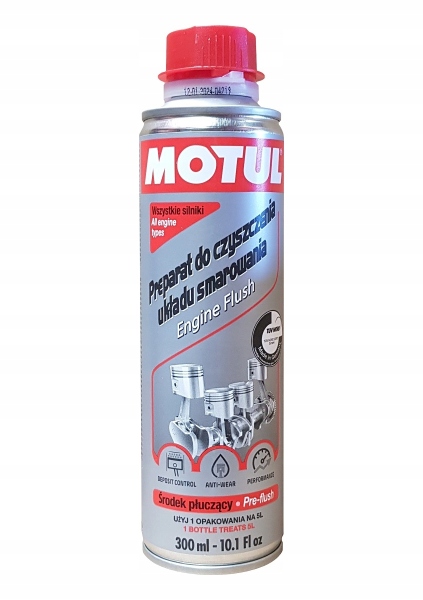 Płukanka silnika Motul Engine Clean 300ml przed wymianą oleju