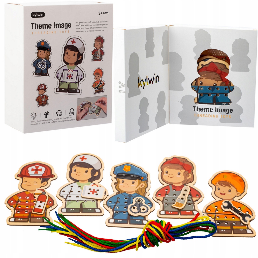 

Nauka sznurowania Zestaw Kreatywny Sznurowanka