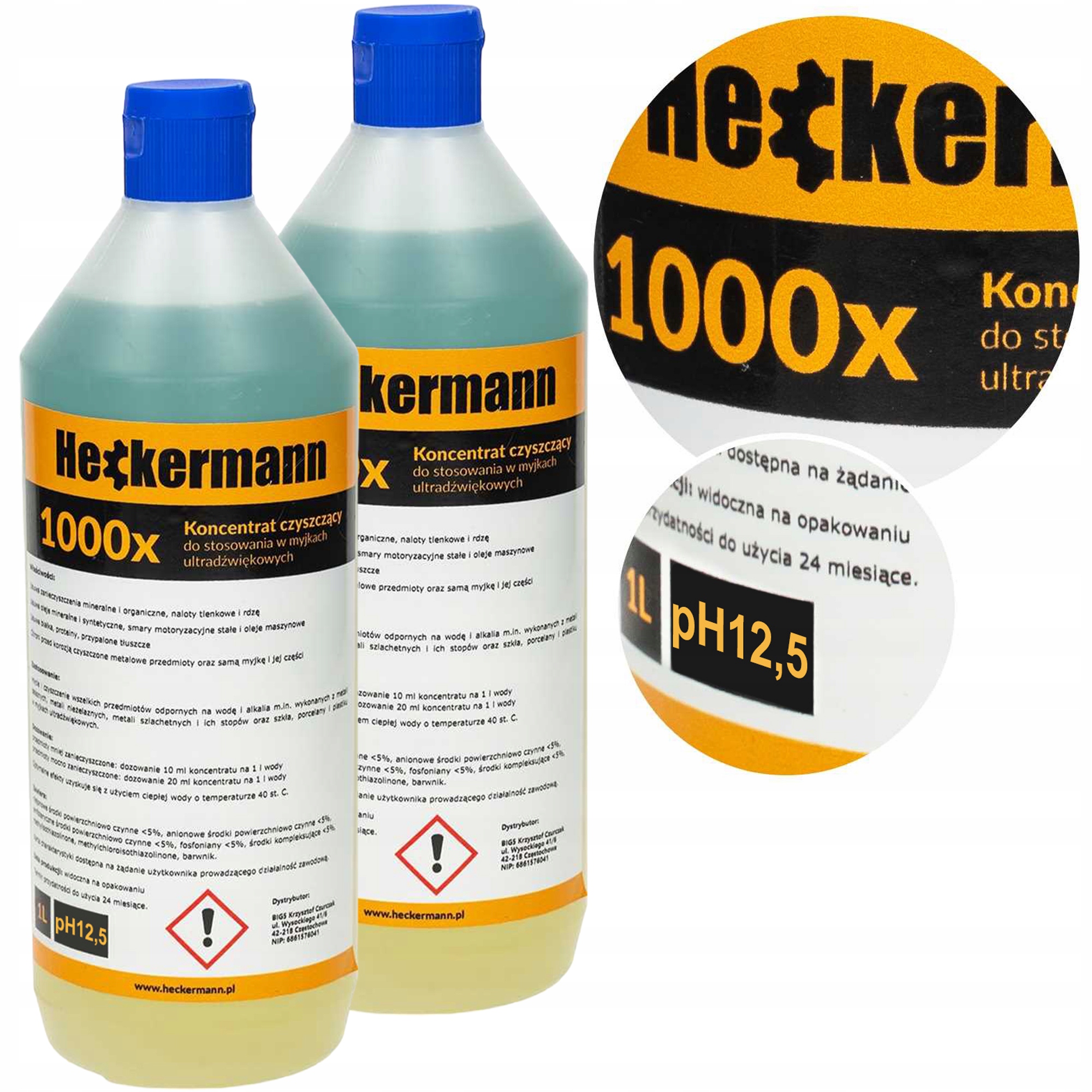 KONCENTRAT PŁYN DO MYJKI ULTRADŹWIĘKOWEJ 2L
