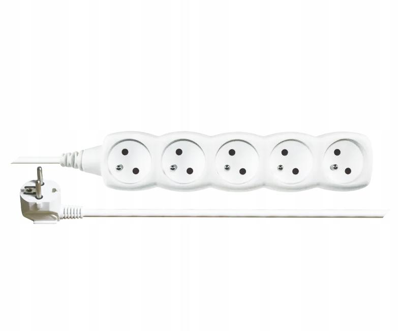 PRZEDŁUŻACZ LISTWA ZASILAJĄCA 5 GNIAZD 5m