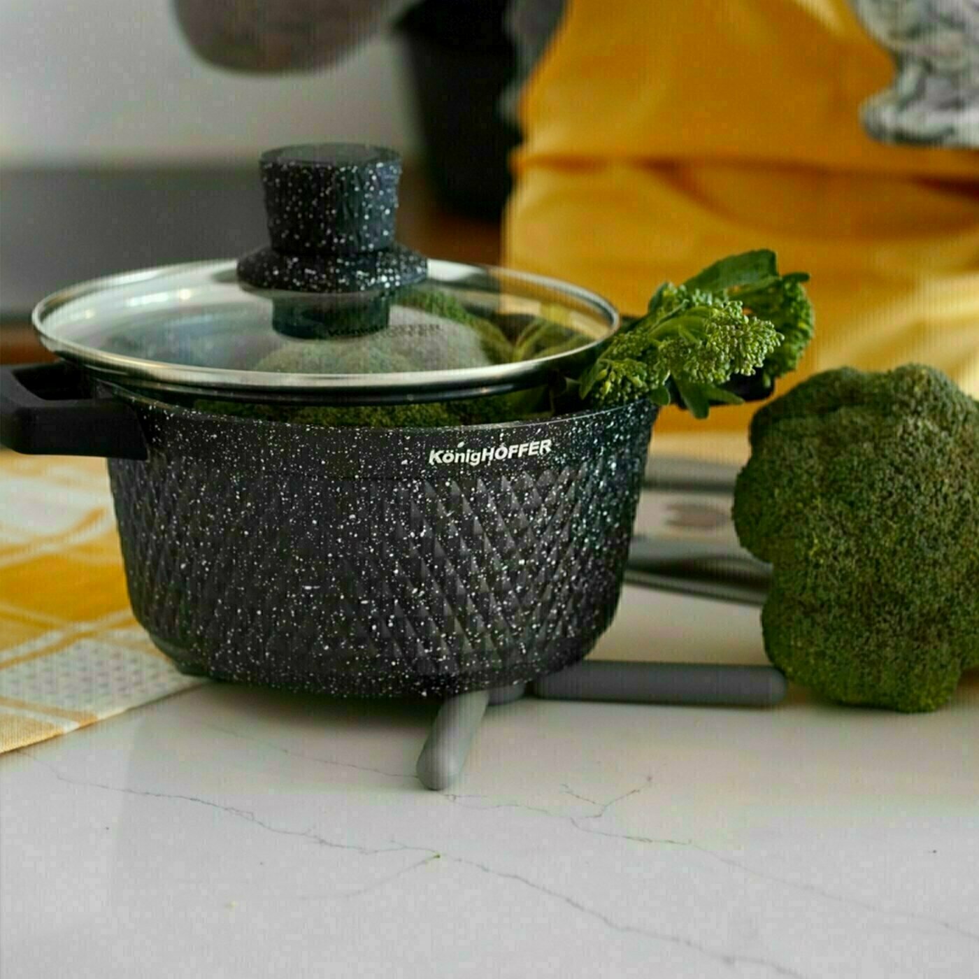 Silikonowa PODKŁADKA POD GARNEK podstawka składana Stan opakowania oryginalne