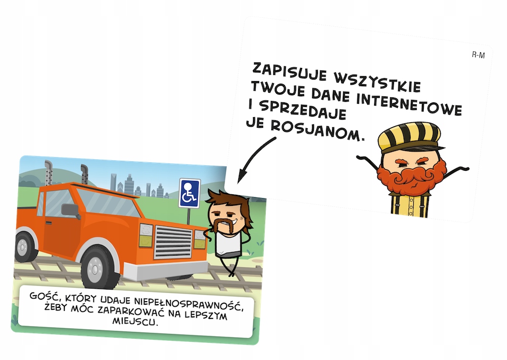 GRA DYLEMAT WAGONIKA Postacie i modyfikatory REBEL Minimalna liczba graczy 2