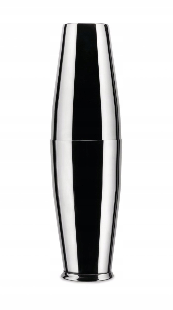 Alessi Mixology Bostonský barmanský Shaker 500 ml Strieborný Oceľový