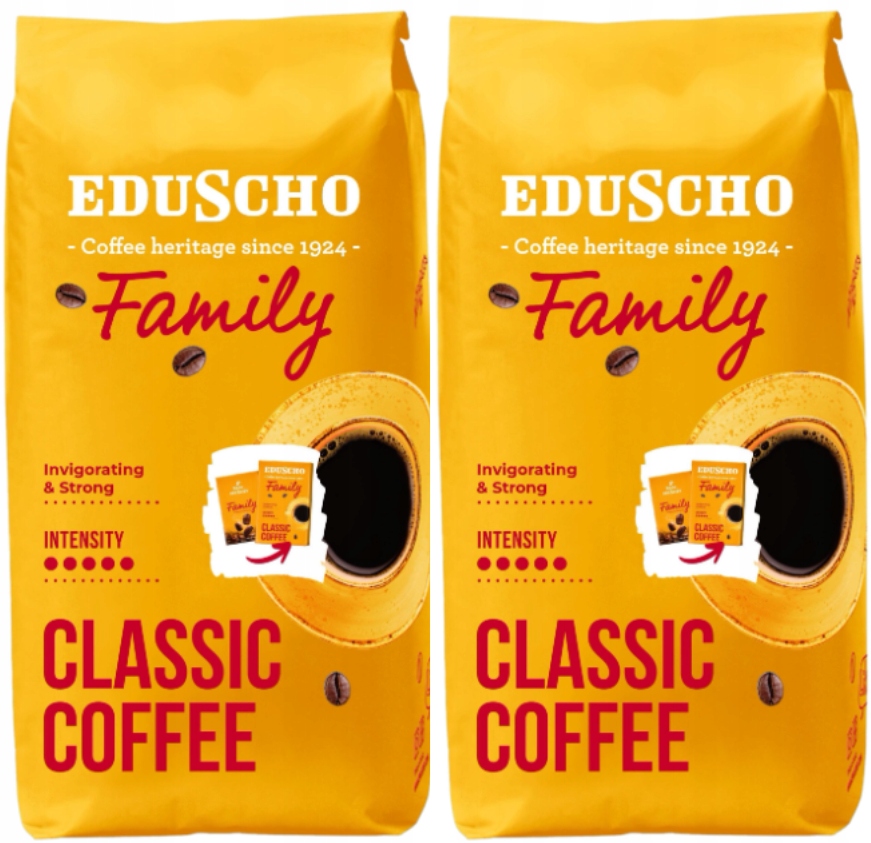 Levně Tchibo Eduscho Family káva 2x1 kg