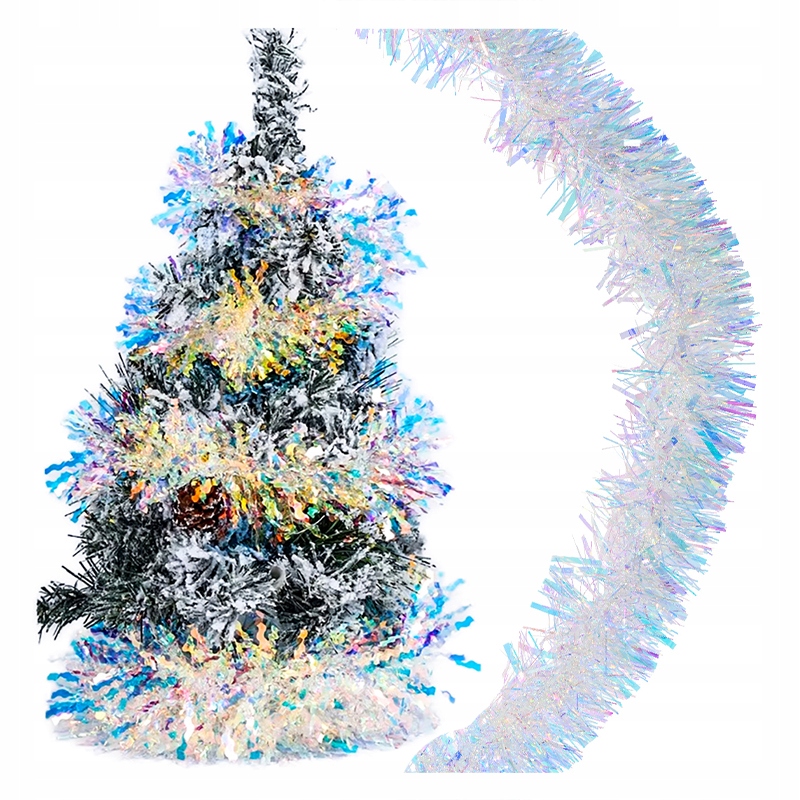 Iryzovaný vánoční řetěz 15 x 200 cm Vánoční girlanda Pet