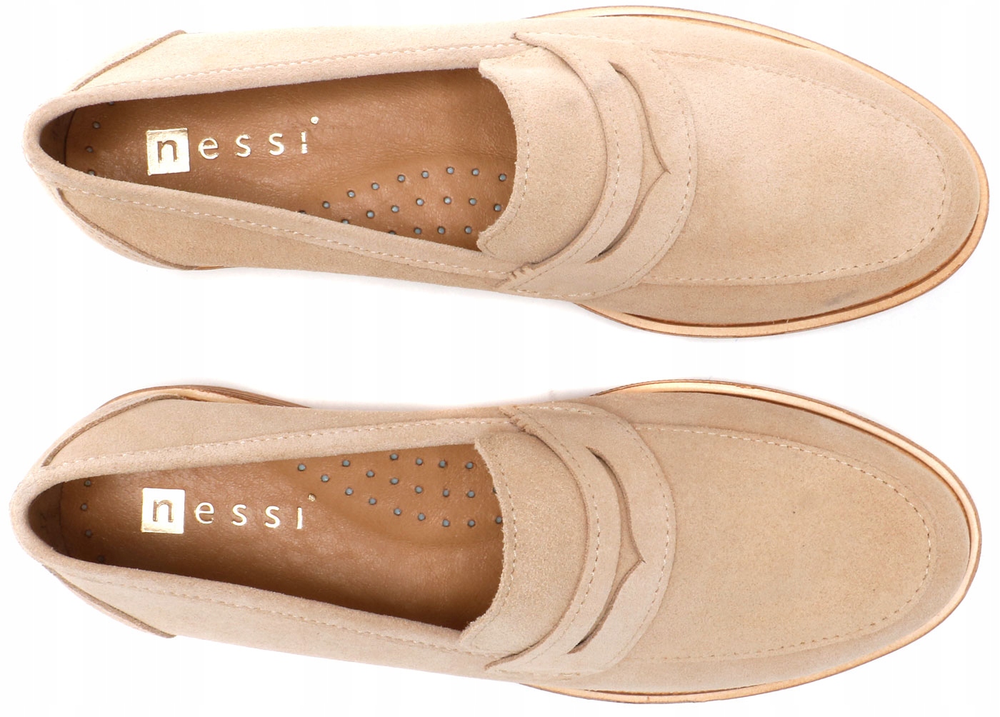 WYPRZEDAŻ NESSI-23423 beż r39 LUPA2X Marka Nessi