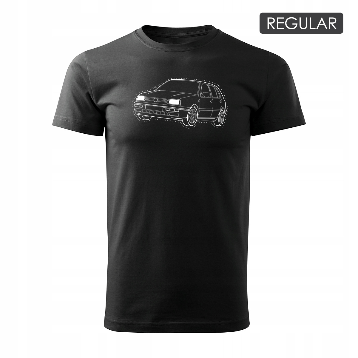

Koszulka Vw Golf 3 z samochodem Golf